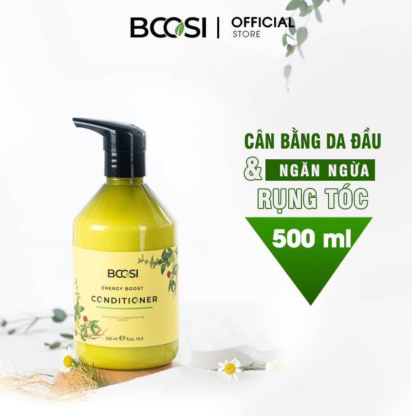 Dầu xả năng lượng cân bằng độ ẩm tóc Bcosi Energy Boost Conditioner 500ml 2