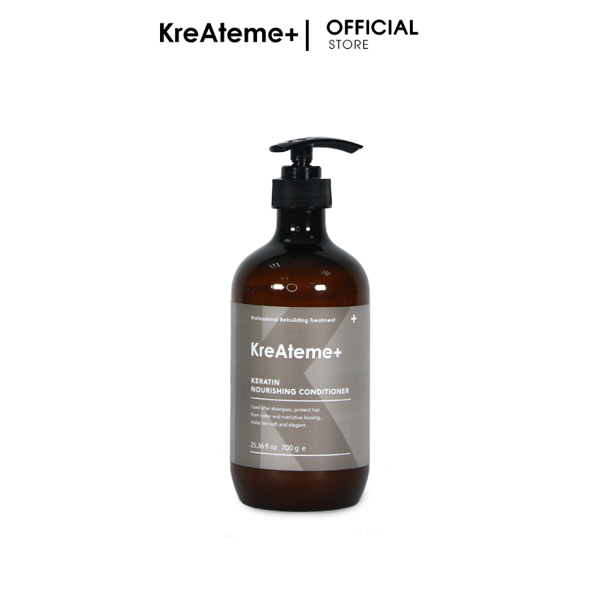 Dầu xả thanh lọc da đầu và nuôi tóc chắc khỏe KreAteme+ Nourishing Conditioner 750ml 3