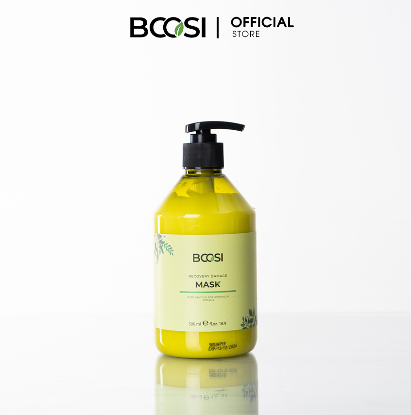 Mặt nạ dưỡng sinh Bcosi phục hồi tóc hư tổn và bảo vệ da đầu Bcosi Recovery Damage Mask 500ml 2