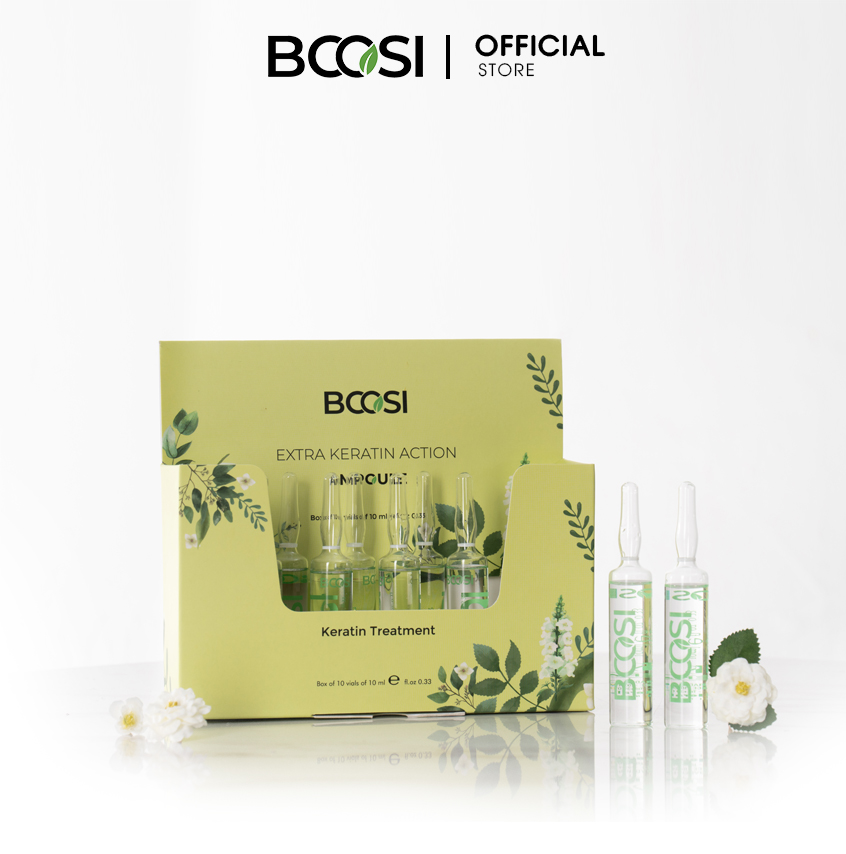 Huyết thanh Keratin phục hồi tóc chuyên sâu Bcosi Extra Keratin Action Ampoules 2