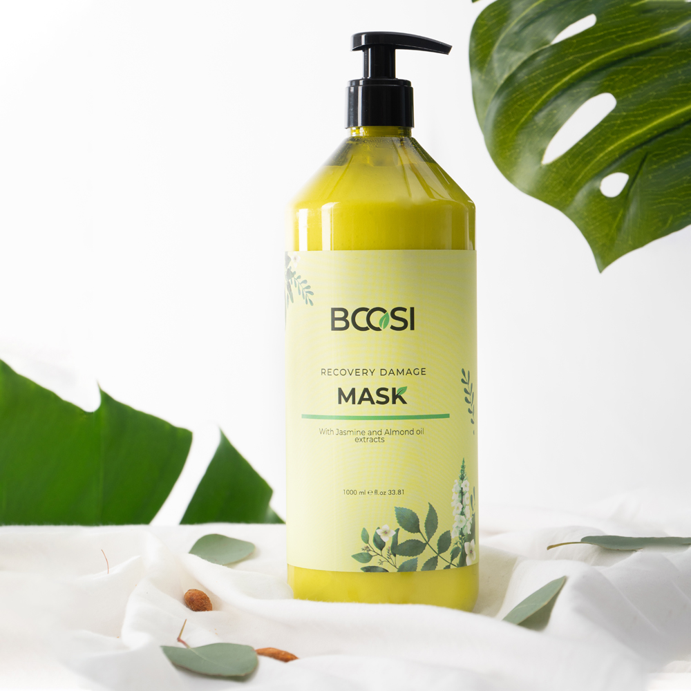 Mặt nạ dưỡng sinh Bcosi phục hồi tóc hư tổn và bảo vệ da đầu Bcosi Recovery Damage Mask 1000ml 3