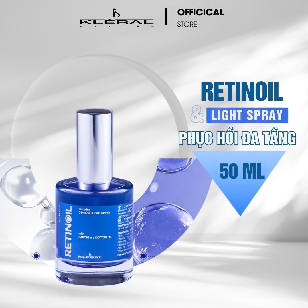 RETINOIL Restoring 3-Phasic Light Spray - Xịt dưỡng đa tầng phục hồi & bảo vệ tóc
