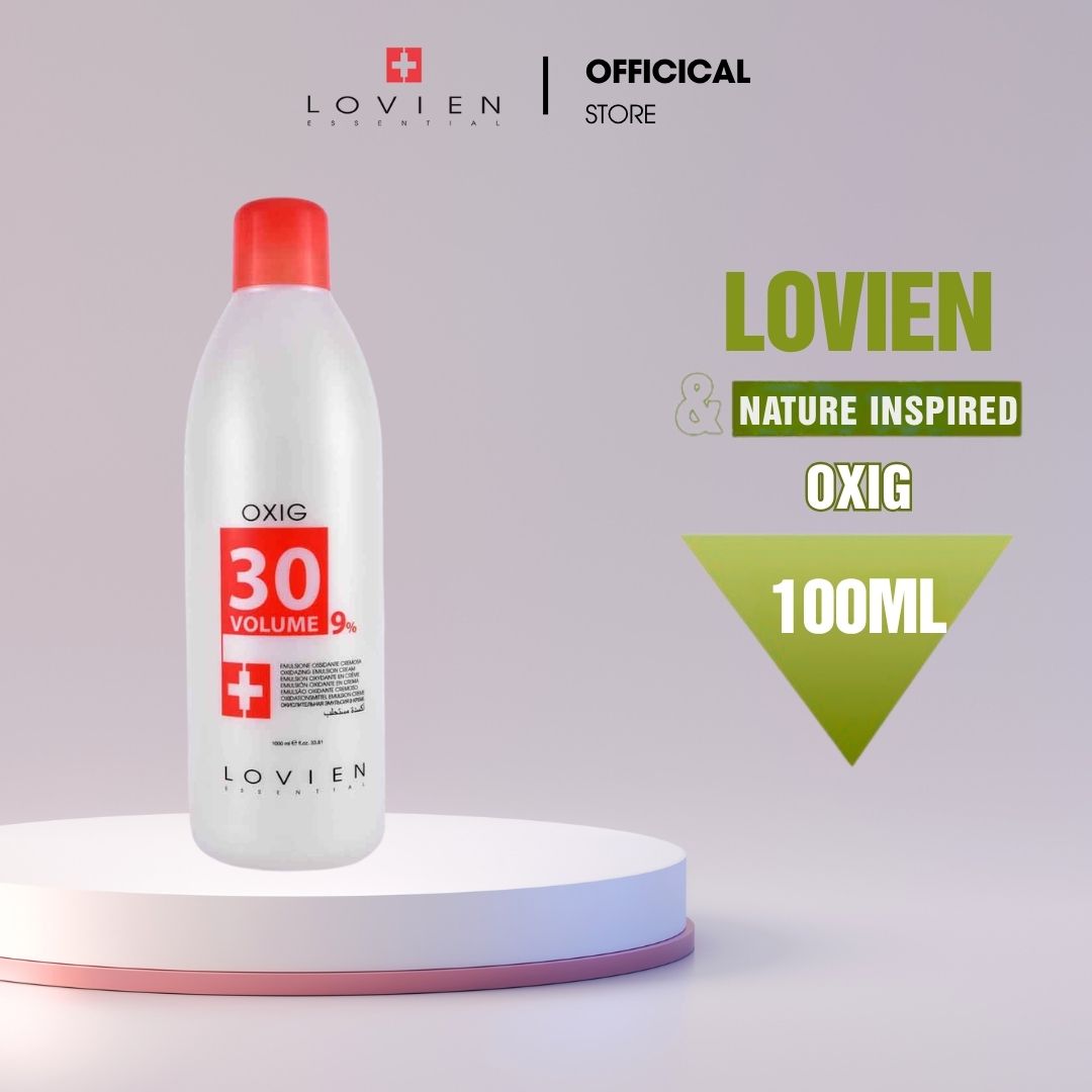 LOVIEN Essential Oxig Emulsion Oxydant – Kem Oxy Trợ Nhuộm Chuyên Nghiệp Chuẩn Italy 1000ml