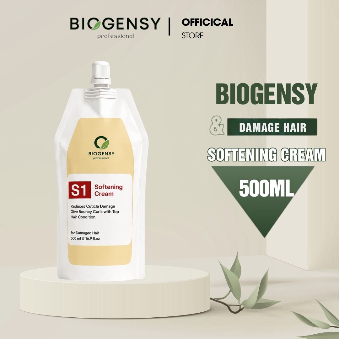 Kem Mềm Hóa BIOGENSY Cho Tóc Yếu, Tóc Tẩy & Tóc Hư Tổn - BIOGENSY Professional Softening Cream S1